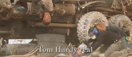 kaciart:  n-a-blue-box:  sushinfood:  professorpher:  roachpatrol:  tederick:  themysteryofheaven:Just some impressions from the making of Fury Road to remind you that they used as less CGI as possible. Thank you George ♥ George Miller the realest person