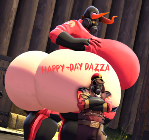 “Happy B-day Dazza” ~ by Fattybulous.“To mah buddy @holydazza“ ~ &lt;3&n