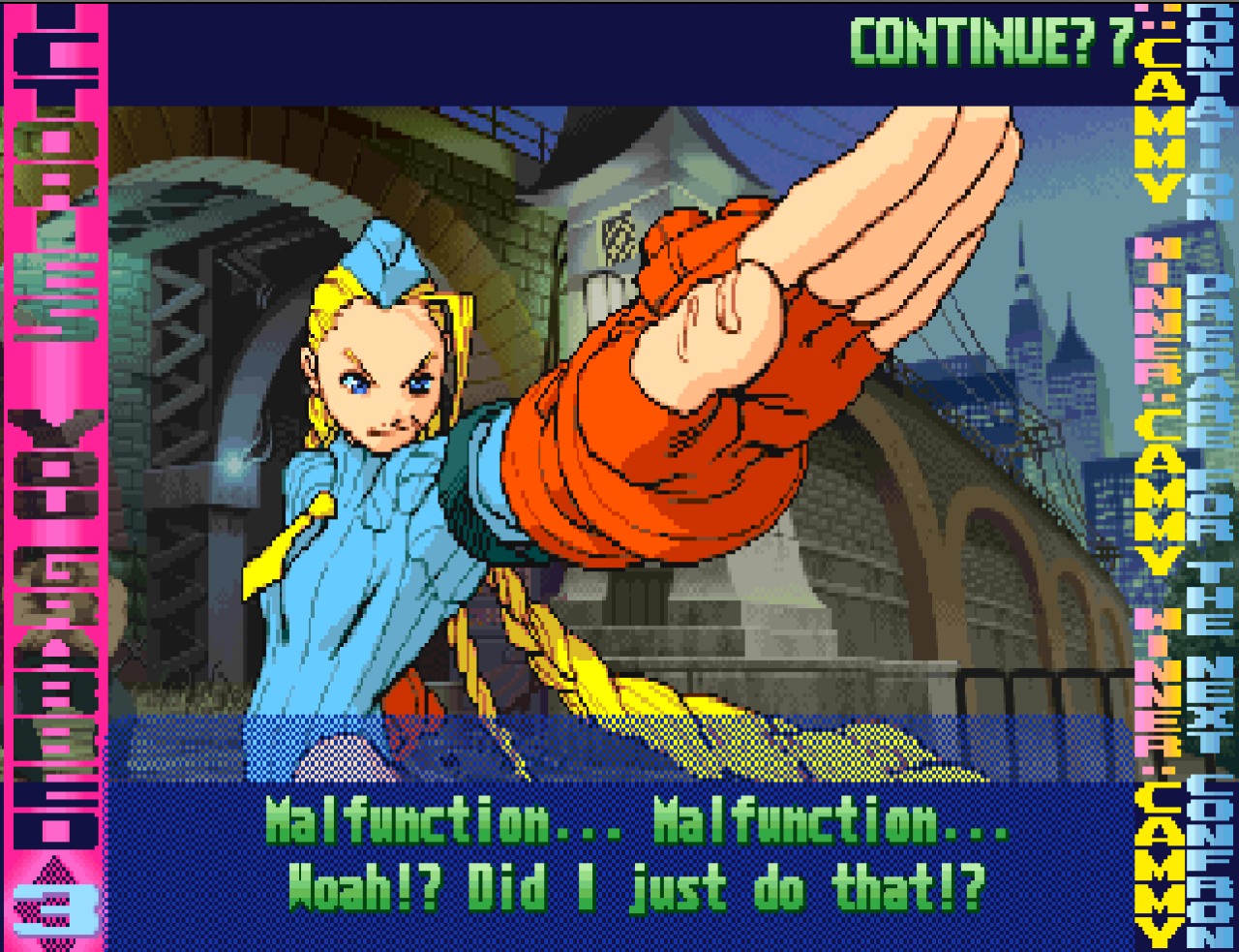 Bison2Winquote — - Cammy White, Street Fighter IV [iOS] (Capcom)
