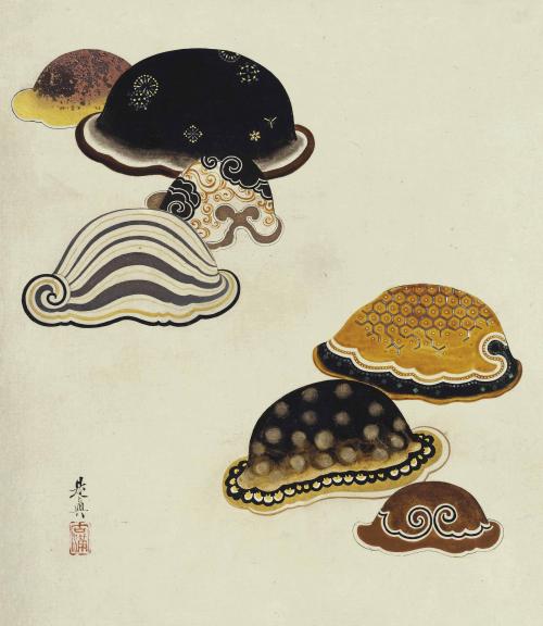 blondebrainpower:ShellsBy Shibata Zeshin (1807-1891)
