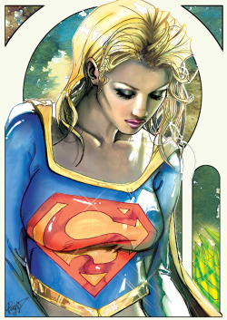 comicbookwomen:  Supergirl-Cedric Poulat