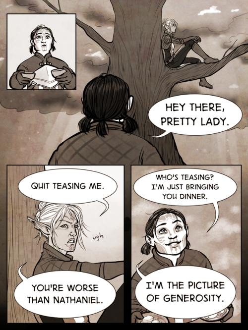 serenity-fails: I also did a short Sigrun/Velanna comic for the @wintersend-exchange, which can