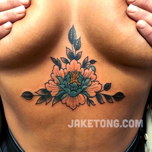 Sierra day like a champion for this #underboob #peony. Ouch for sure! Let’s do more peony zaps every