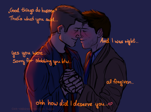 caswatchesoveryou-artblog: Happy Birthday AND Happy Anniversary Cas..❤️ as promised i finished it a 