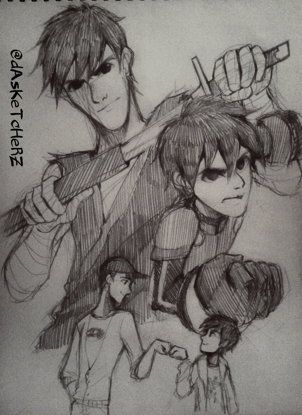 dasketcherz:  “Tadashi or Kitsune, you can’t fight the truth that kid’s connected