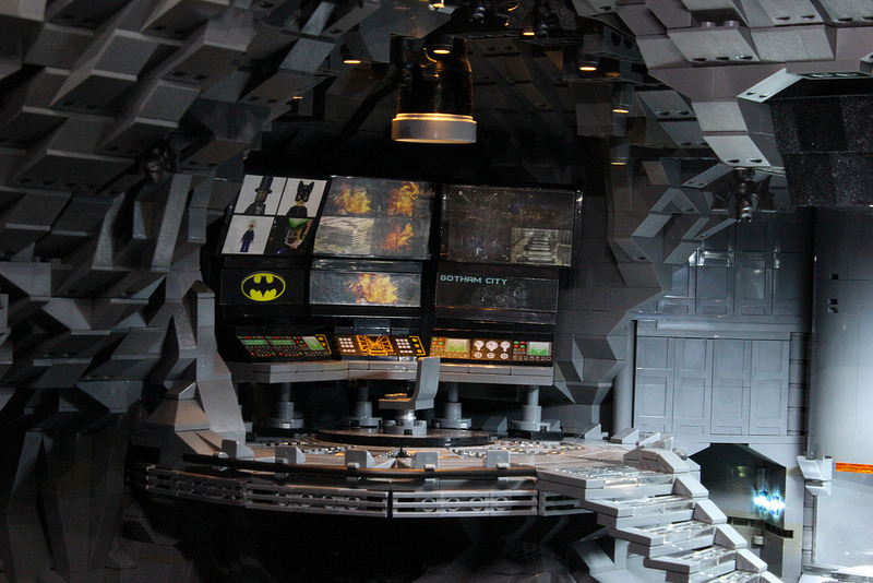 Bat cave built out of over 20,000 lego pieces -source-