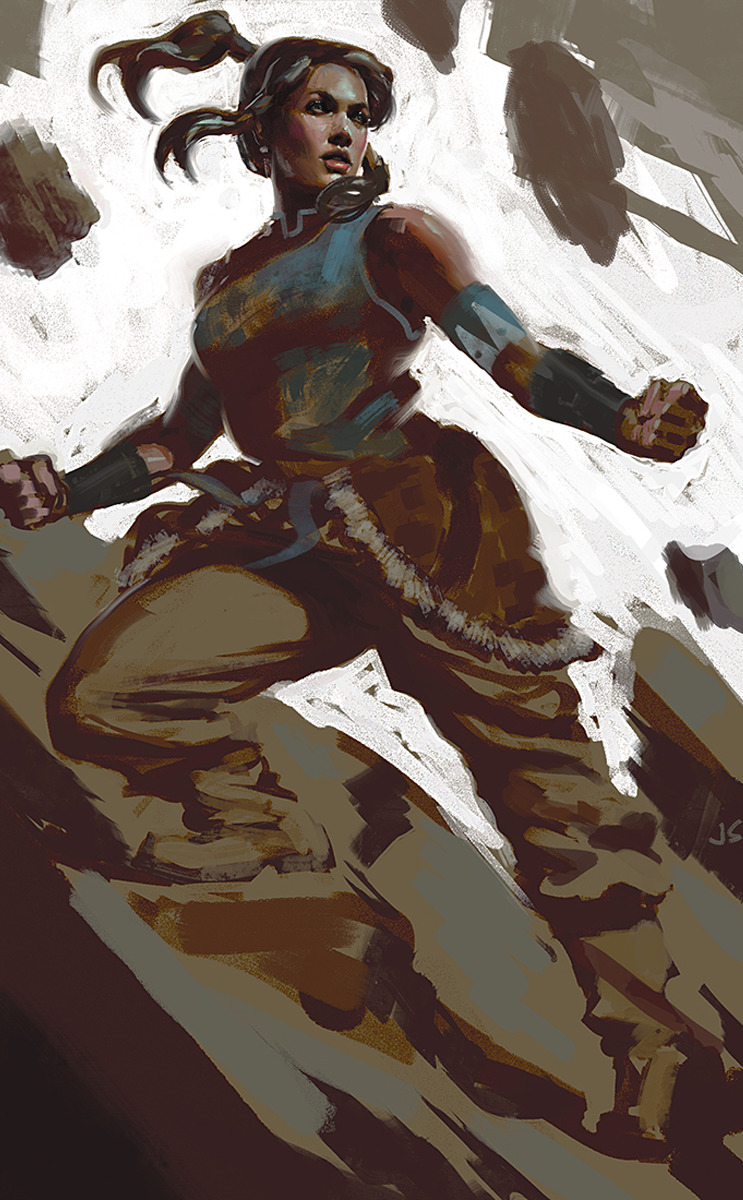 korranews: Check out this mindblowingly cool Legend of Korra fanart by John Staub!
