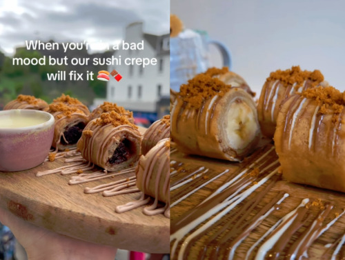 There Is A Place In Edinburgh Making Sushi Crepes
