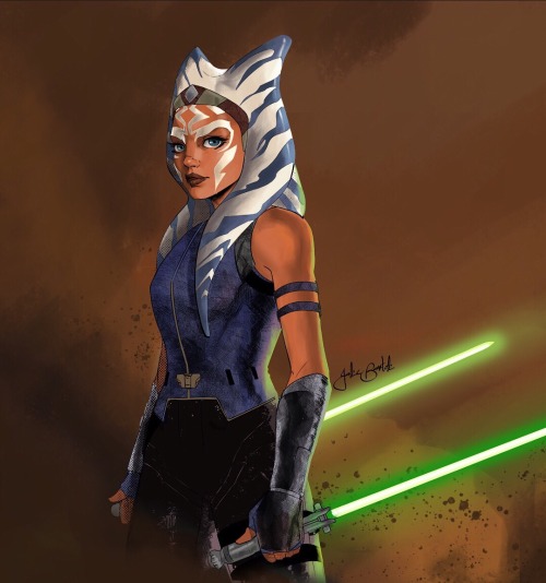 Ahsoka sketch. Excited for the Clone Wars to come back.