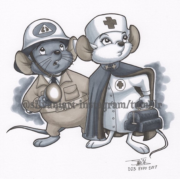 silvaniart: Rescue Aid Society circa 1942. Commission preorders for @dragoncon and