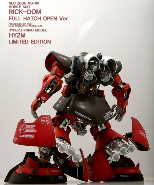 gunjap:  HY2M Limited Edition Rick-Dom Full Hatch Open Ver. Latest Work by ACOUSTIC. Full Photo Reviewhttp://www.gunjap.net/site/?p=270292