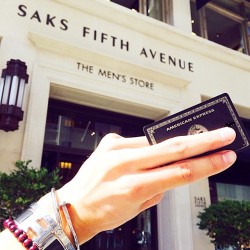 richkidsofinstagram:  Shopping time at #SaksFifthAvenue #SanFrancisco! #BlackCard #AmexBlackCard by the_marcus_adolf