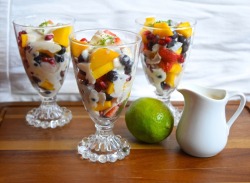Greatfoodlifestyle: Greatfoodlifestyle:  Fruit Salad With Vegan Lime Sauce Is A Healthy,