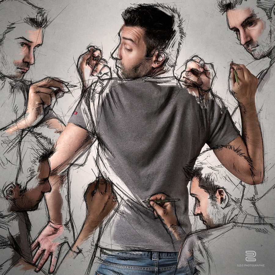 ultrawolvesunderthefullmoon:  Sebastian Del Grosso, Photographic SketchesA skilful