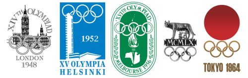 joshawooott:  Logos of the Games of the Olympiad of the modern eraAthens 1896 | Paris 1900 | St. Louis 1904 | London 1908 | Stockholm 1912 Antwerp 1920 | Paris 1924 | Amsterdam 1928 | Los Angeles 1932 | Berlin 1936 London 1948 | Helsinki 1952 | Melbourne