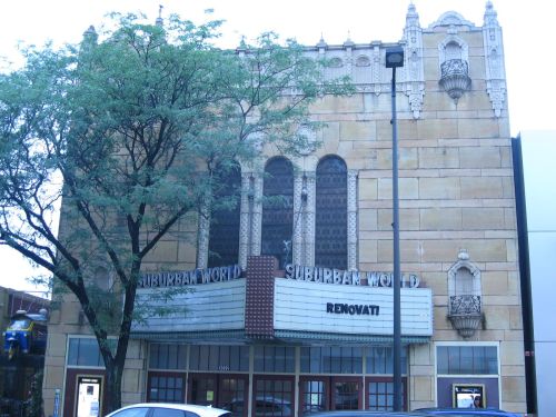 Thought the Suburban World might be showing an Italian movie, but they’re just doing some reno