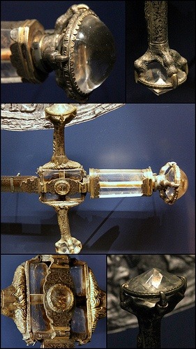 Tudor sword of Henry VIII @ Ashmolean Museum, Oxford 1500-1600, rock crystal and
