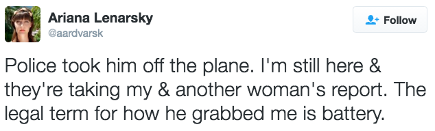 this-is-life-actually:  Woman live-tweets the aftermath of being groped on a planeOn