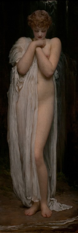 Crenaia, the nymph of the Dargle by Frederic Lord Leighton, 1880.