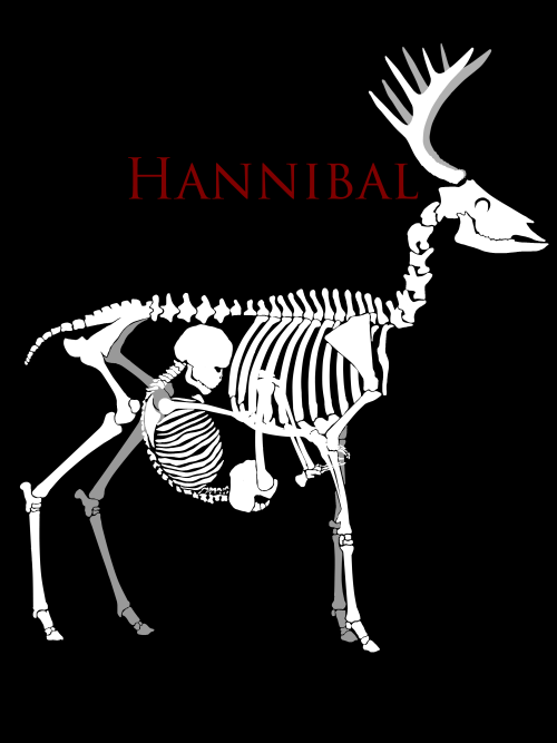 idontfindyouthatinteresting: Hannibal Poster - Based on the Ravenstag Birth in Ko No Mono