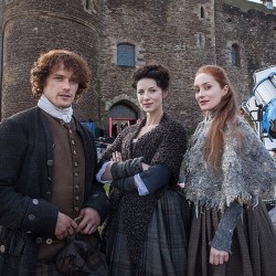 adramofoutlander:#bts #samheughan #lotteverbeek #caitrionabalfe #outlander #outlanderstarz