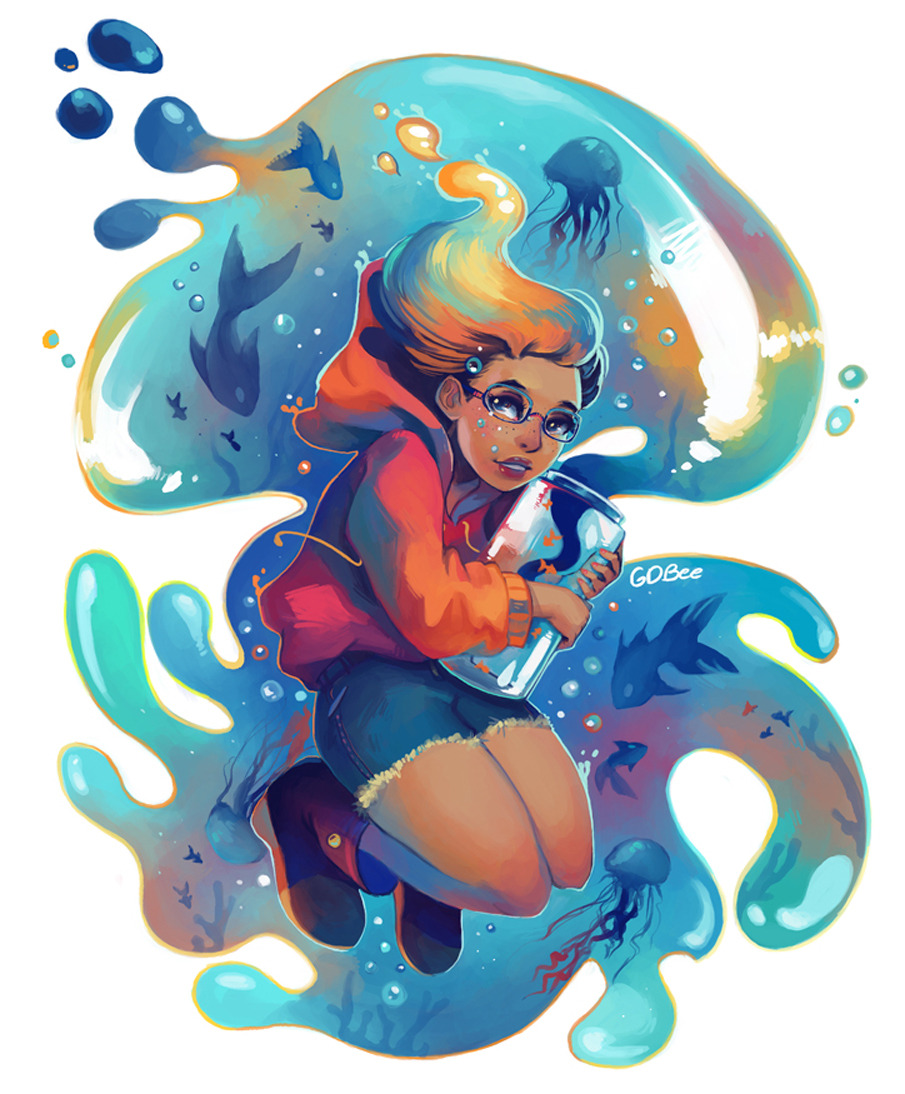 theartofanimation:  Geneva B  -   http://prinnay.tumblr.com  -  https://www.instagram.com/gdbee