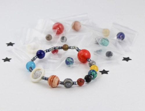 sosuperawesome:Outer Space Jewelry and Solar System Bracelet Making Kit by Outer Wonders on EtsyMore