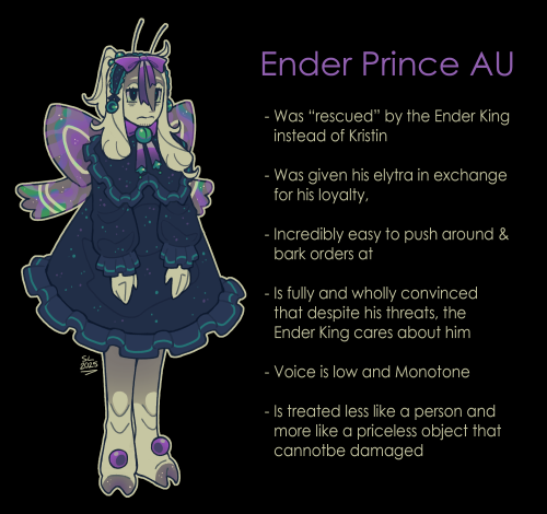 Redesigned My Ender Prince Au Za Because I Like Him And Miss Him.