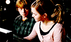 potter-weasley:  get to know me meme: eleven pairings ♦ ron weasley &amp; hermione
