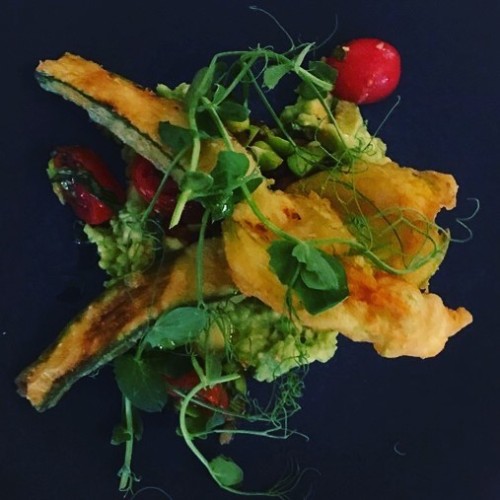 Delicious zucchini flower at Le Caprice in London.  #exploringtheglobe #worldbestshot_ig #placestovi