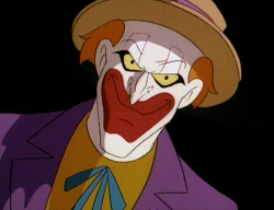 sulemania:  raptorific: “Pulling off a clown disguise to reveal he’s still a clown underneath” is hands-down the funniest thing the Joker ever did 