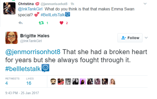 swan-jones-hero: Brigitte Hales tweets on CS, Emma and Hook  x x x x x x x x x x x x x