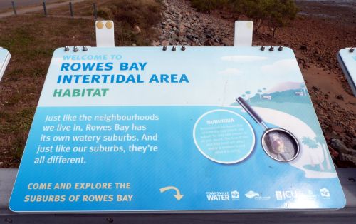 I contributed to this signage at the Rowes Bay Intertidal area, Townsville. Queensland.