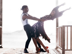 imgmodels:  Chanel Iman & A$AP Rocky by Mikael