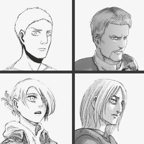 katsukls: snk characters then &amp; now I LOOK AWAY FOR 10 SECONDS AND THEY MADE MY BOY JEAN LOO