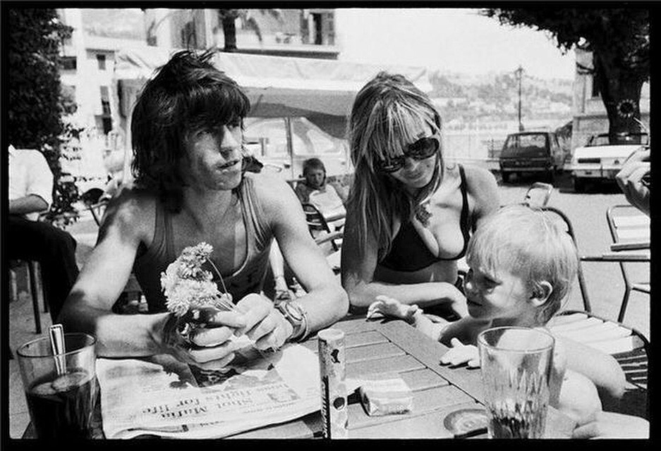 child-of-the-moon-62:  Keith Richards, Anita Pallenberg, and their son Marlon