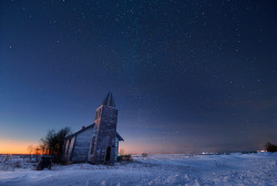 senerii:  The Alberta prairie at night (By