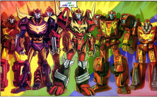 nagisakaworu:happy pride month! every single rodimus is gay