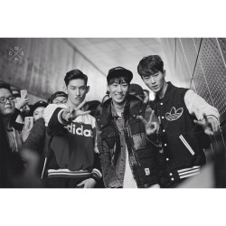 parkhyeongseop:Park Hyeong Seop, Kim Pilsu &amp; Byeon Woo Seok @ Seoul Fashion Week S/S 15 cr: candydeshot