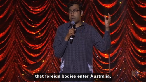 harikondabolu:I said this on Australian television.