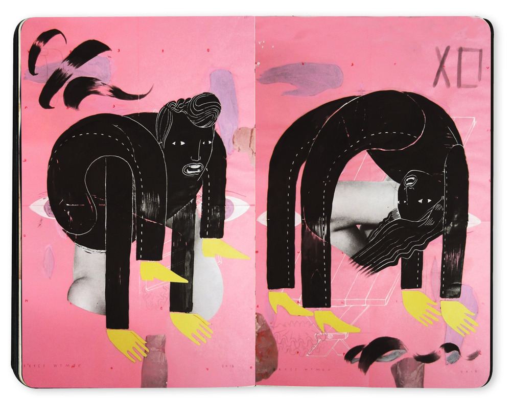 exhibition-ism:  Absolutely IN-LOVE with the sketchbooks of Brooklyn based artist Bryce