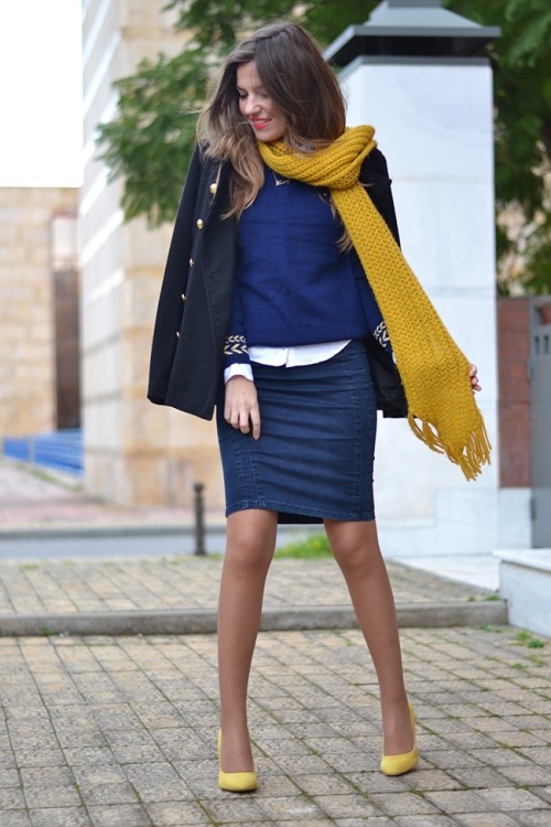 fashion-tights:MILITARY CHICJersey / Sweater: ChoiesCamisa / Shirt: ZaraFalda / Skirt: StradivariusB