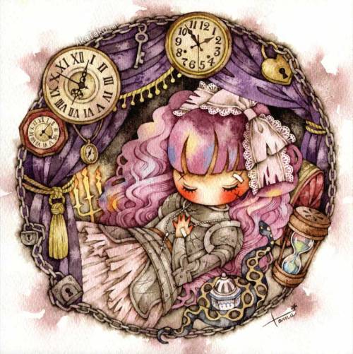 &ldquo;Endless day dreams&rdquo; painting by Tama is an illustration in &ldquo;Nighttime Dream Fligh