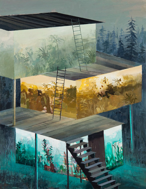 Dreamlike Split-Level Landscapes Painted by Jeremy MirandaApril 