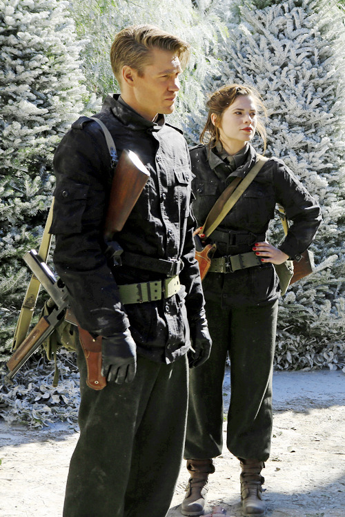 Agent Carter 1x05 (x)#What I want#is for him to see the Howling Commandos respecting her as an equal