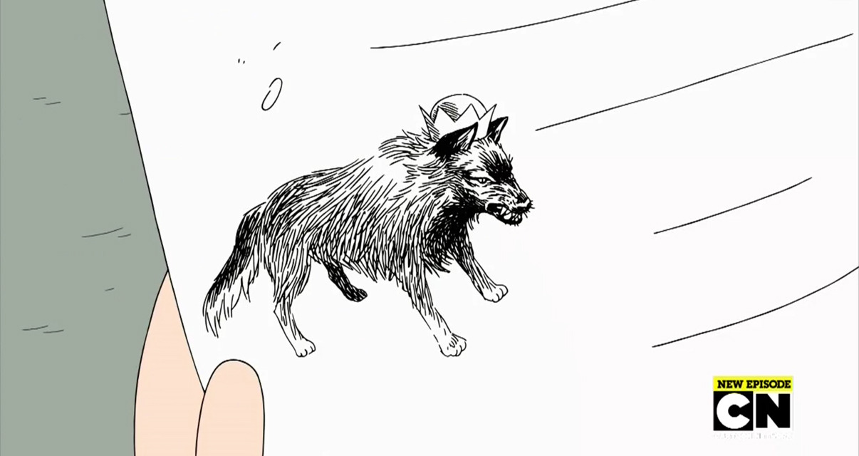 empartridge:  one more Yellow Line post. Finn’s revised dog-who-looks-suspiciously-like-Question-Hound