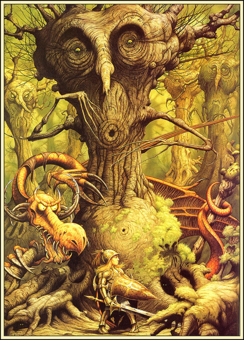 artsytoad:Rodney Matthews, Jabberwockywww.artsytoad.tumblr.com