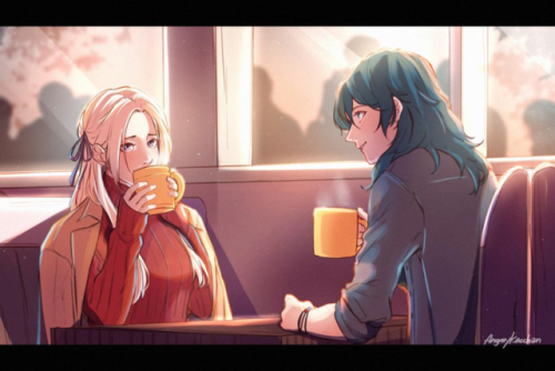 ✧･ﾟ: *✧ Modern Edeleth Date ✧ *:･ﾟ✧♡ Characters ♡ : Edelgard von Hresvelg ♥ Byleth♢ Video Game ♢ : F