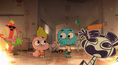 Yk That Joke Where You Can Put A Random Character In A Gumball Screenshot And They'll Look Completely