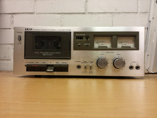 Akai CS-703D Stereo Cassette Deck, 1979